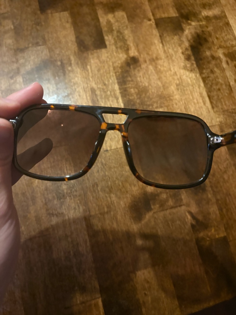 Tom Ford Tortoiseshell Brown Lens Oversized Sunglasses